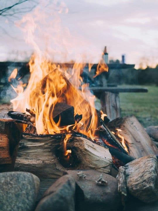 Amenity available when hosting a retreat in costa rica: fire pit